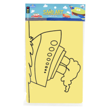 Hot sale sand art cards with poly bag