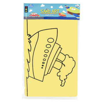 Hot sale sand art cards with poly bag