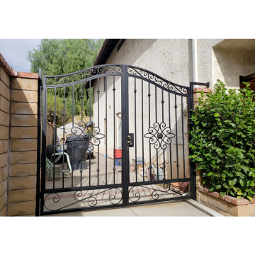 Wrought Iron Walkway Gate Design for Small Houses