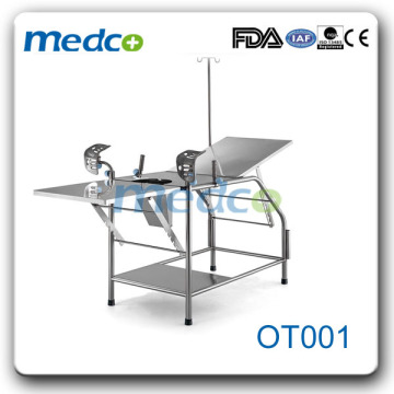 Good design stainless steel obstetric bed table OT001