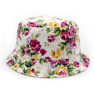 Cheap Floral Sublimation Children Kids Bucket Hats