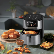 Crest Silver 15L Digital Electric Air Fryer - Commercial and Family Use