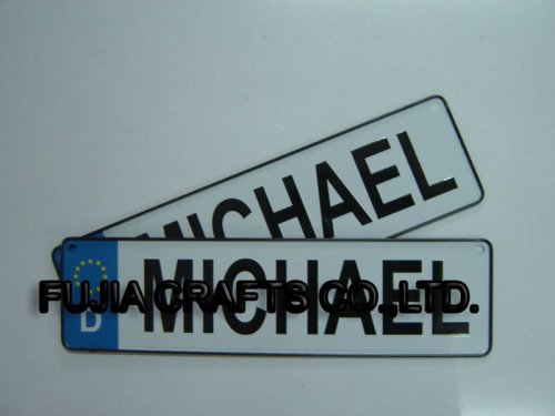 custom made metal Tin Nameplate