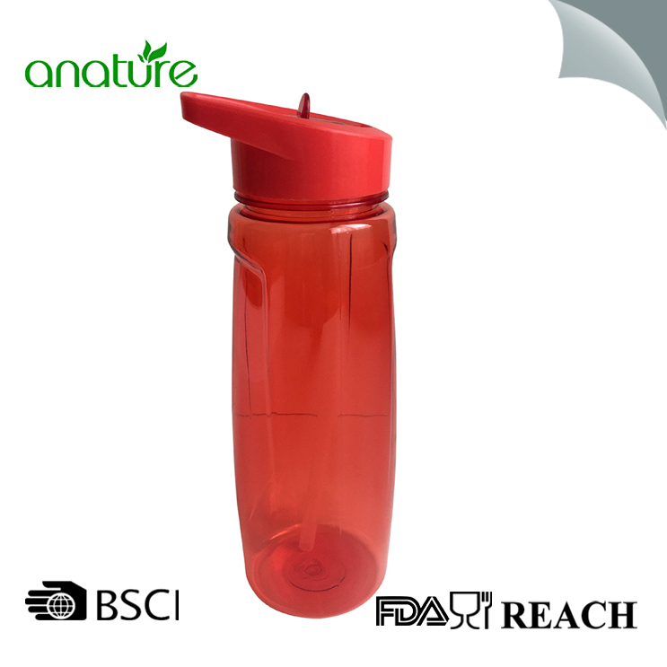 750ML Plastic Tritan Water Bottle With Straw Lid