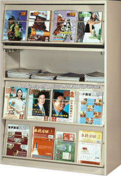 4-layer periodical cabinet book rack newspaper racks