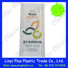 packing plastic packaging sack rice flour sand firewood
