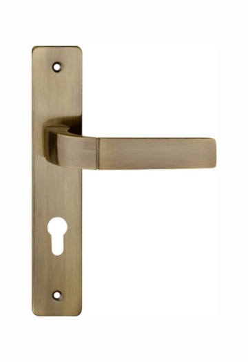 High quality large plate reversible mortise lever handle