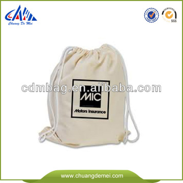 recycled canvas drawstring bag