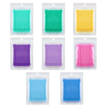 Disposable Eye Lashes 100 Pcs Micro Applicator Brush