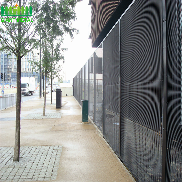 Electric Galvanized Then Powder Coating 358 Security Fence