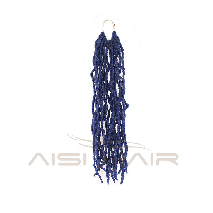 Aisi Hair Crochet Braids 18'' Most Natural Faux Locs Crochet Braid Premium Fiber Synthetic Hair African Roots Hair Extensions
