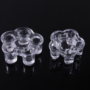 Glass Flower Tealight