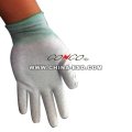 Antistatiska kolfiber PU palm belagda handskar