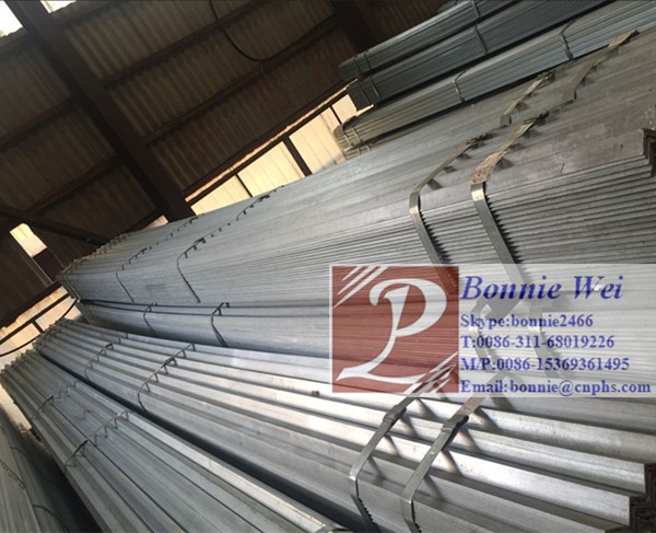 Galvanized equal double angle iron steel bar