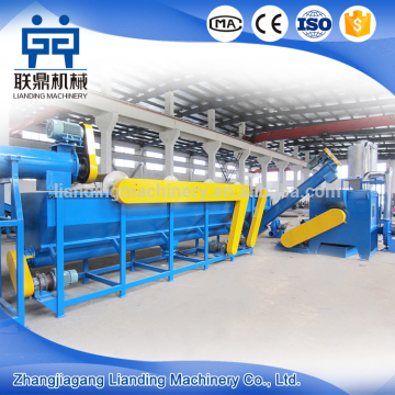 PP PE film recycling line , HDPE plastic recycling equipment