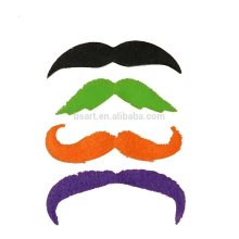 BOSEN Fake Mustache Novelty and Toy, 20 Count Colored Mustaches,Costume Party Disguise