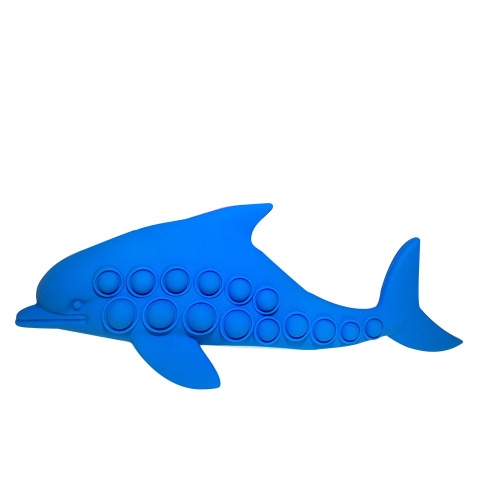 Dophin Push Pop Bubble Fidget Sensory Toy.