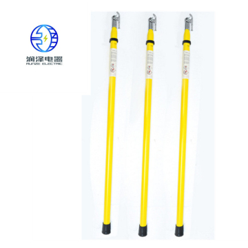 HV Electrical Fiberglass FRP Triangular Operating Stick
