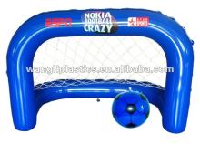 PVC Inflatable Blue Soccer Goal Post