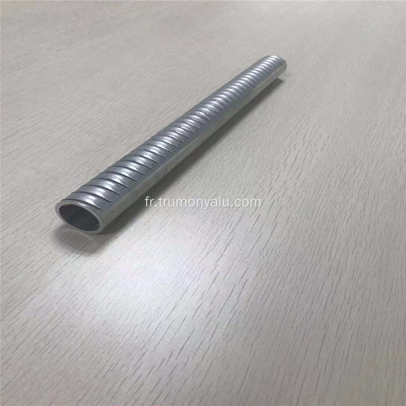 Tube rainuré en aluminium anodisé pour dissipateur de chaleur