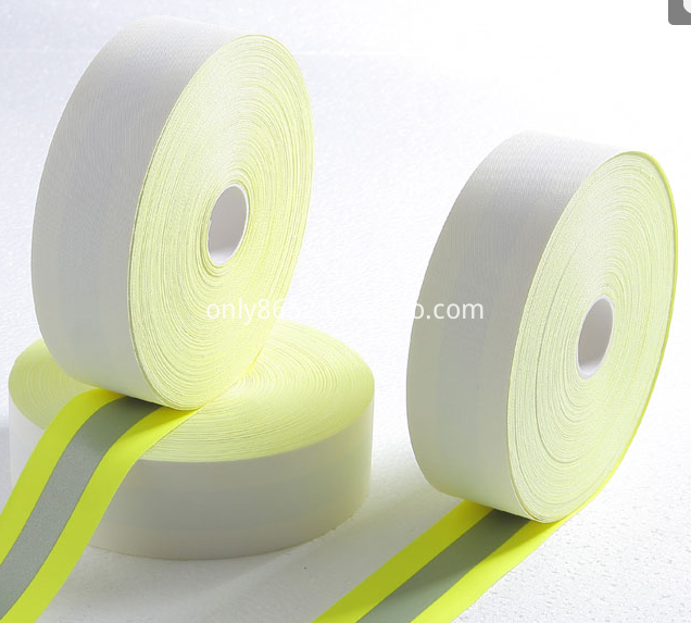 yellow Good Quality Flame Retardant Reflective Warning Tape