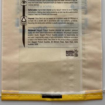 Visual apperance packaging Back Seam BOPP bag