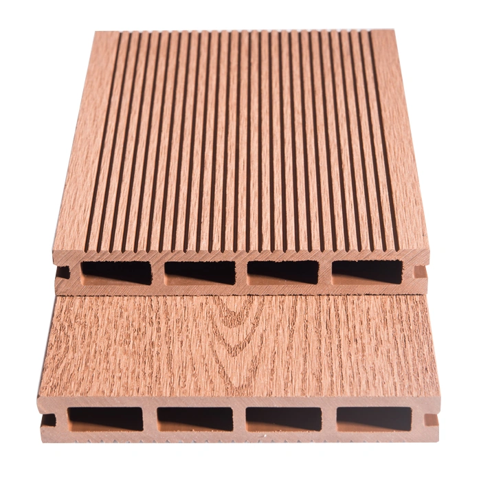 Classic Wood Grain WPC Outdoor Decking Easy Installation Composite Flooring