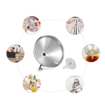 Stainless steel kitchen funnel