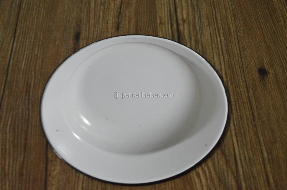 26cm Round Enamel Dish Plate Side plates Food Plates