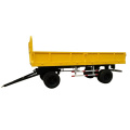 4 wheel 3 sides farm dump tipping trailer