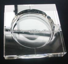 Square Crystal Ashtray