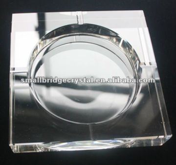 Square Crystal Ashtray