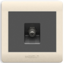 BS stander one gang satelite socket