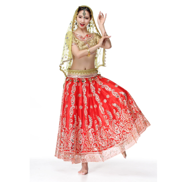 New Indian Sari costume female Bollywood dance performance belly dance costume