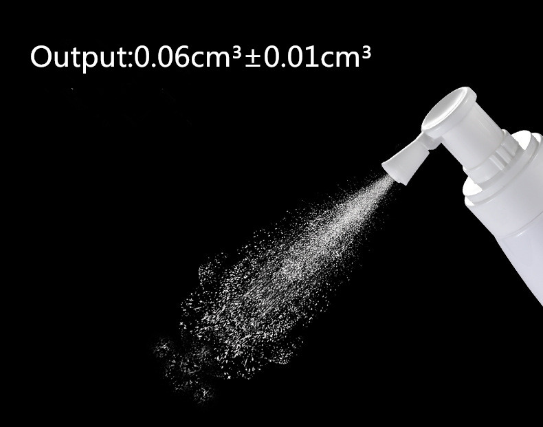 powder spray bottle pump