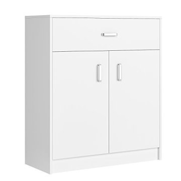 2 Doors 1 Drawer Ventilation Wooden Shoe Cabinet