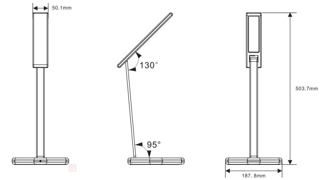 5W 7W Desk Lamp Table Light for Reading, Sleeping