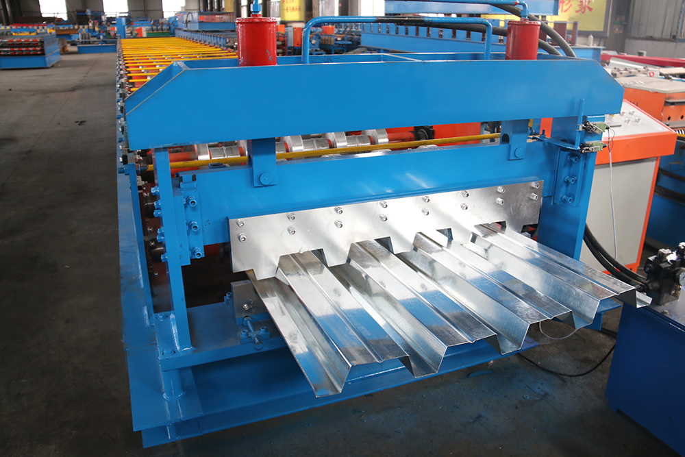 high speed metal floor deck roll forming machine