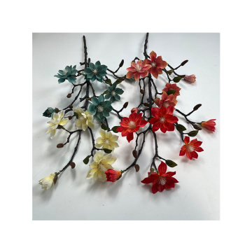 Artificial Magnolia Silk Flowers Bunches