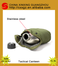 military army stainless steel water bottle canteen or mess tin