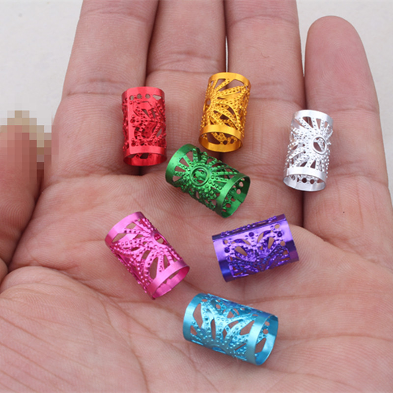 Dreadlocks beads Metal Hair Braiding Beads for Hair Accessory and Hair Cuffs