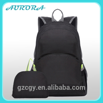 Waterproof Folding travel backpack moutain top nylon folding backpack