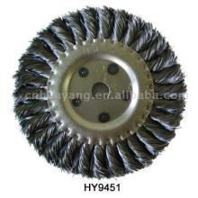 Flat or Bevel Twist Wire Brush