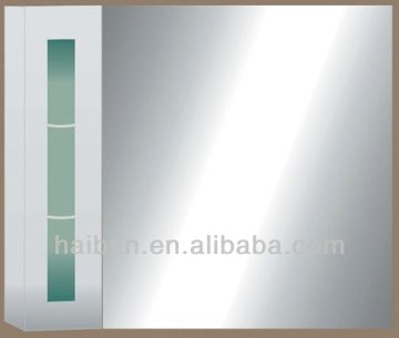 modern hinged door lighted bathroom mirror cabinet