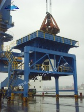 Port Rubber-tyred type hopper