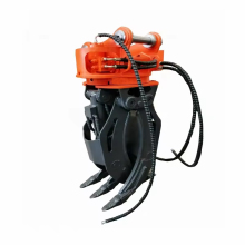 German Hydraulic Log Grapple with Frame