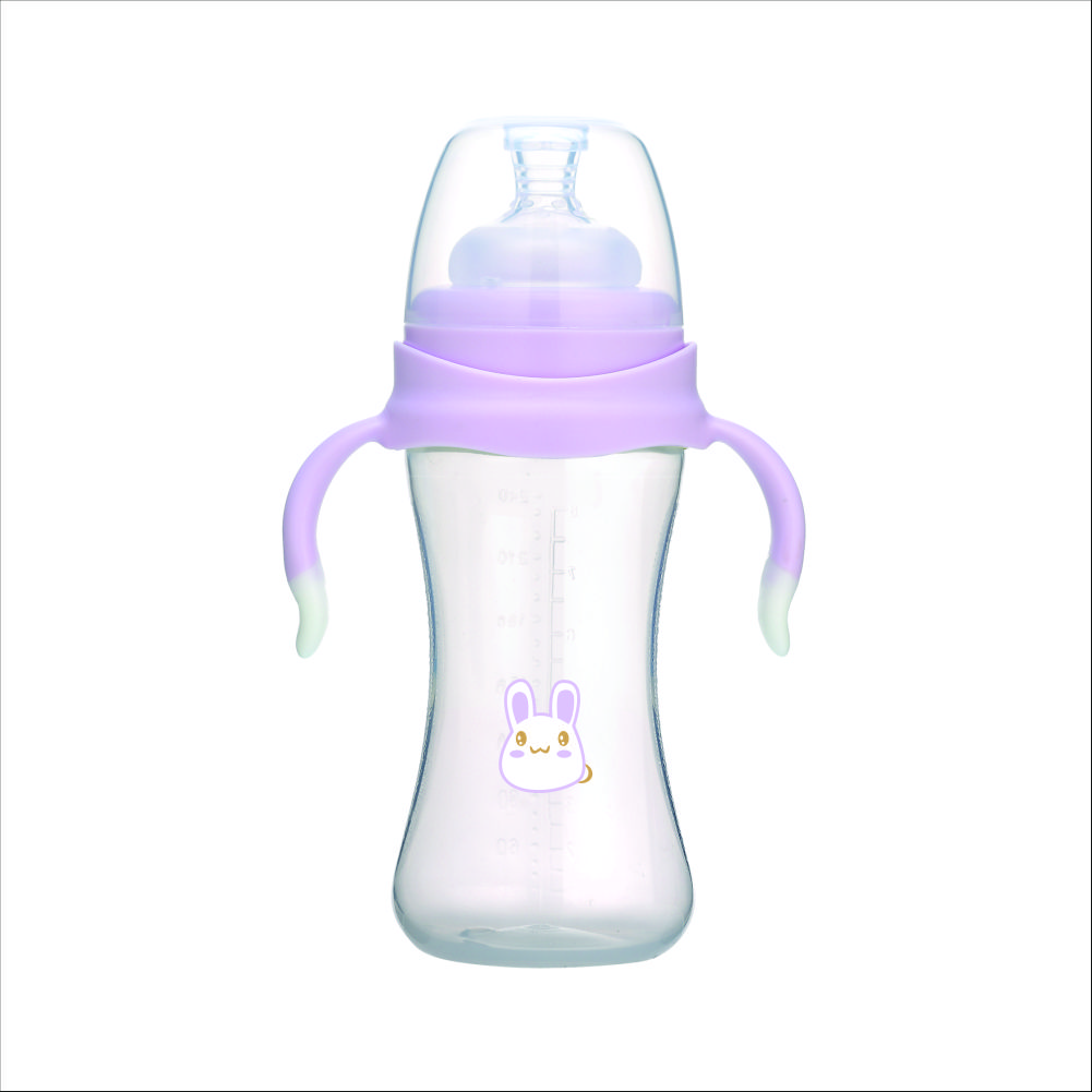 Wide neck baby feeding bottle