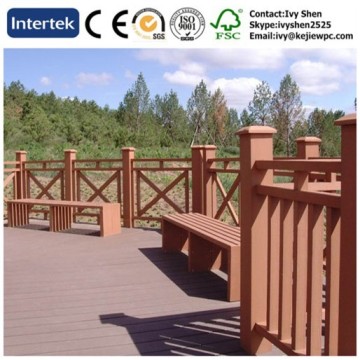 XIANFENG WPC Outdoor Decking Railing Walkway Board Water Proof Wood Grain WPC Railing