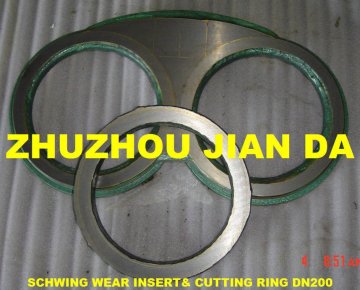 Schwing concrete pump parts---Wear insert and cutting ring