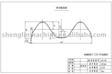 Two Wave Highway Guardrail